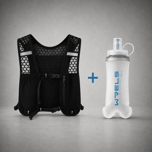 NexxtRun Premium Laufset – Laufweste & faltbare WRELLS Soft Flask